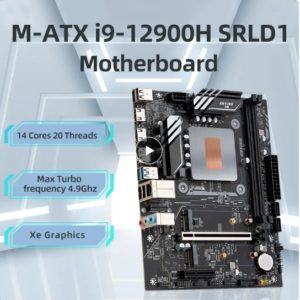 ERYING Gaming PC Desktops Motherboard with Onboard CPU Core Kit i9 12900H SRLD4 i9-12900H