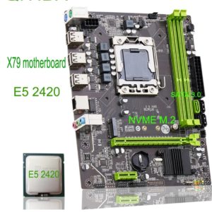 motherboard set with Xeon LGA 1356 E5 2420 CPU